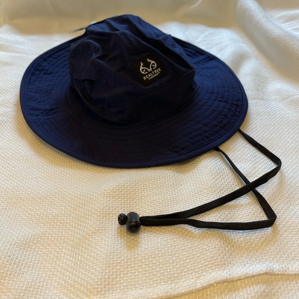 Realtree Fishing Angler Boonie hat. Color blue. NWOT
